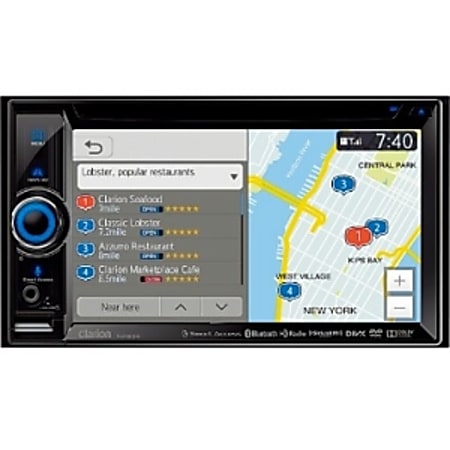 Clarion NX604 Automobile Audio/Video GPS Navigation System