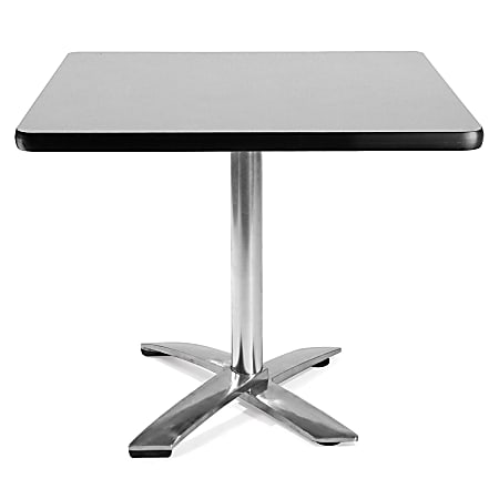OFM Multipurpose Folding Table, Square, 36"W x 36"D, Gray