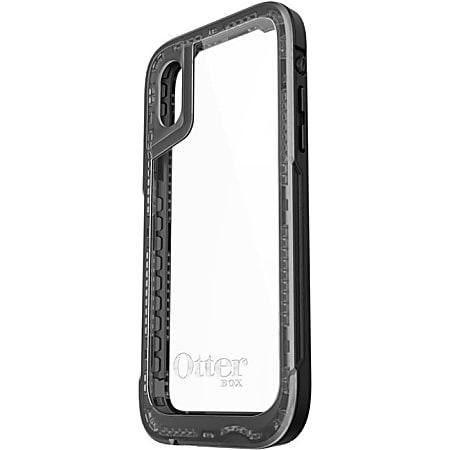 OtterBox Pursuit Carrying Case Apple iPhone X Smartphone - Black, Clear - Drop Resistant Interior, Scratch Resistant - Synthetic Rubber, Polycarbonate, Nylon - Lanyard Strap