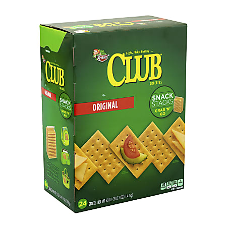 Keebler Original Club Crackers Snack Stacks, 50 Oz,