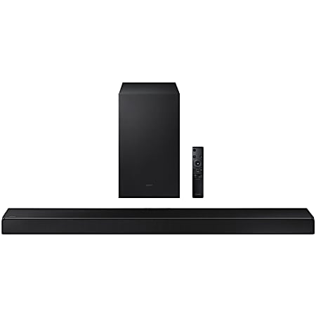 Samsung HW-A55C 3.1 Bluetooth Sound Bar Speaker - 310 W RMS - Black - Wall Mountable - DTS 5.1, DTS Virtual:X, Dolby Digital 5.1, 3D Surround Sound - Wireless LAN - USB - HDMI