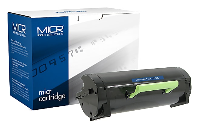 MICR Print Solutions Remanufactured High-Yield Black MICR Toner Cartridge Replacement For Lexmark™ MS417, MCR417M