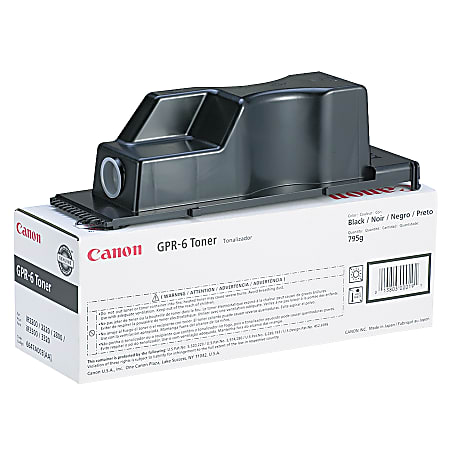Canon® GPR-6 Black Toner Cartridge, 6647A003