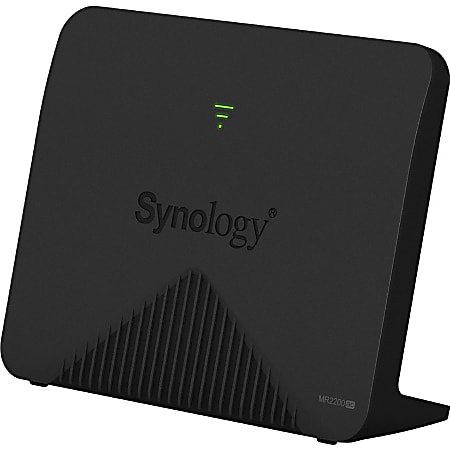 Synology MR2200ac Wi-Fi 5 IEEE 802.11ac Ethernet Wireless Router - 2.40 GHz ISM Band - 5 GHz UNII Band - 272.64 MB/s Wireless Speed - 1 x Network Port - 1 x Broadband Port - USB - Gigabit Ethernet - VPN Supported - Desktop