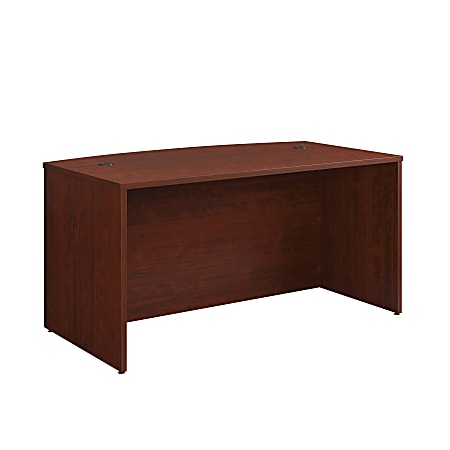 Sauder® Affirm 60"W Bow-Front Computer Desk, Classic Cherry