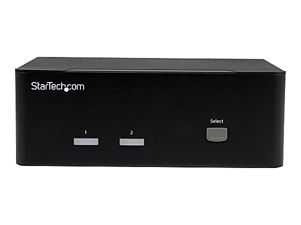 StarTech.com 2-port KVM Switch with Dual VGA and 2-port USB Hub - USB 2.0