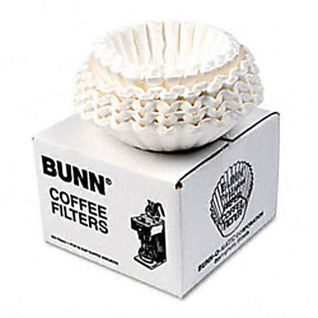 BUNN Flat Bottom Coffee Filters, 12-Cup Size, 250
