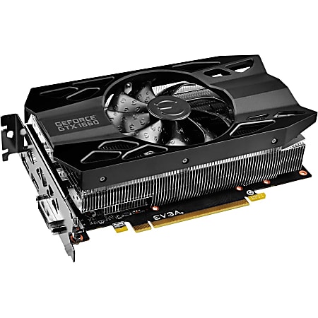 EVGA NVIDIA GeForce GTX 1660 Graphic Card - 6 GB GDDR5 - 1.79 GHz Boost Clock - 192 bit Bus Width - PCI Express 3.0 - DisplayPort - HDMI - DVI