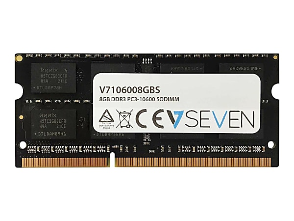 V7 - DDR3 - module - 8 GB - SO-DIMM 204-pin - 1333 MHz / PC3-10600 - unbuffered - non-ECC
