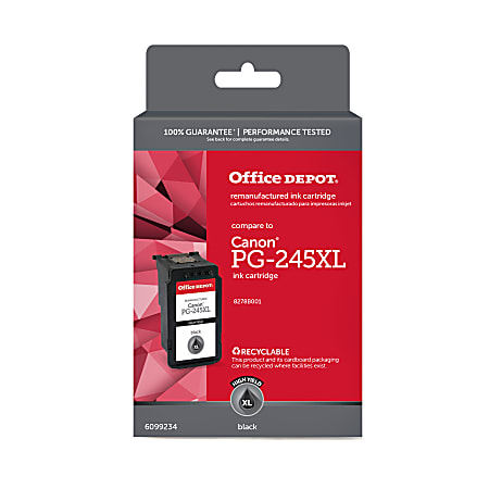 Office Depot® Remanufactured Black High-Yield Ink Cartridge Replacement For Canon® PG-245XL