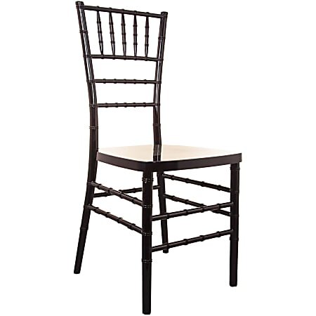 Flash Furniture Advantage Resin Chiavari Chair, Mahogany