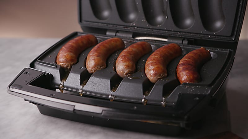 Johnsonville BTG0498 Sizzling Sausage Indoor Electric Grill