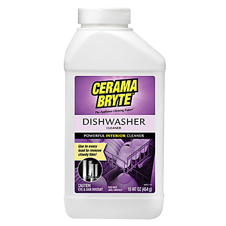 Cerama bryte 34616 Dishwasher Cleaner - 16 oz (1 lb) - Citrus Scent - Easy to Use Bottle