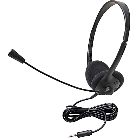 Califone 3065AVT - Headset - on-ear - wired - black