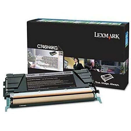 Lexmark C746H4KG High Yield Laser Toner Cartridge, Black