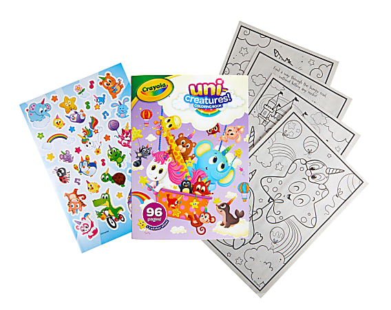 Crayola&reg; 96-Page Uni-Creatures Coloring Book