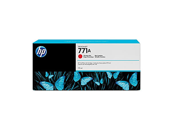 HP 771 Chromatic Red High-Yield Ink Cartridge, CE038A