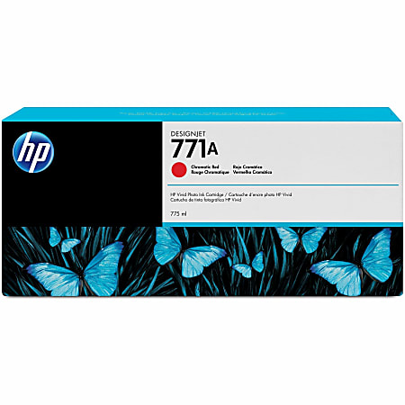 HP 771 Chromatic Red High-Yield Ink Cartridge, CE038A