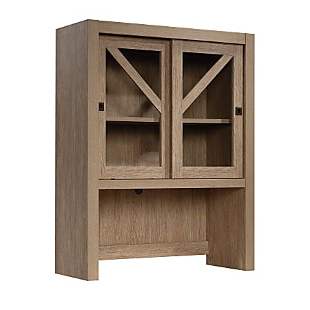 Sauder® Dixon City 33"W Library Hutch, Brushed Oak™