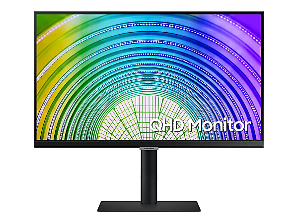 Samsung S27A600UUN - S60UA Series - LED monitor - 27" - 2560 x 1440 QHD @ 75 Hz - IPS - 300 cd/m² - 1000:1 - HDR10 - 5 ms - HDMI, DisplayPort, USB-C - black