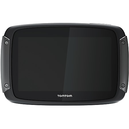 Tomtom RIDER 550 Motorcycle GPS Navigator Black Mountable 4.3 Touchscreen Camera Microphone microSD Text to Bluetooth USB 6 Hour Preloaded Lifetime Updates Lifetime Traffic Updates - Office