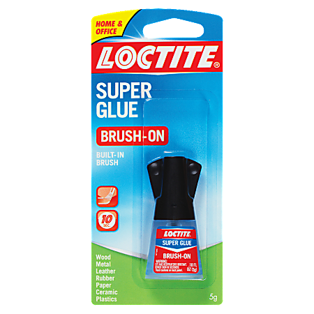 Loctite Brush-On Super Glue, 0.18 Oz, Clear