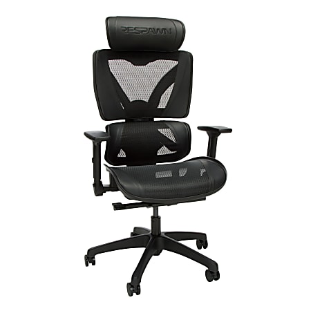 RESPAWN SPECTER Ergonomic Mesh Office Chair, Black, RSPSGMB05BLK