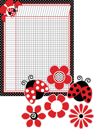 Barker Creek Chart And Accent Set, 5 1/2" x 22", Just Dotty