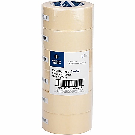Business Source Utility-purpose Masking Tape - 60 yd Length x 2 Business Source Utility-purpose Masking Tape - 60 yd Length x 2