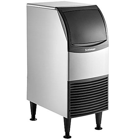 Hoffman Scotsman Air Cooled Undercounter Ice Machine, Medium Cube, 58 Lb, 38"H x 15"W x 24"D, Silver