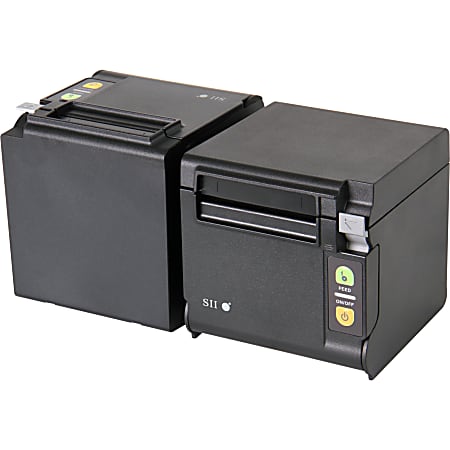 Seiko Instruments RP-D10 - Receipt printer - thermal line - Roll (3.15 in) - 203 dpi - up to 472.4 inch/min - serial - black