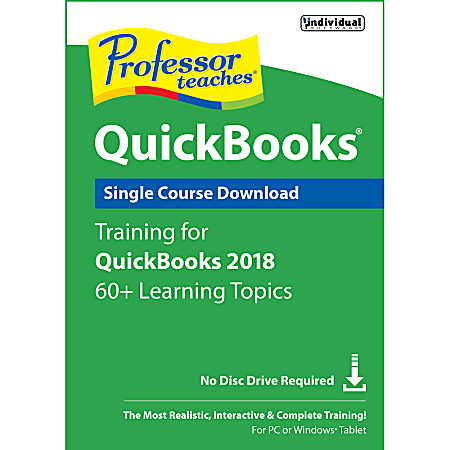 Professor Teaches® QuickBooks® 2018, Download
