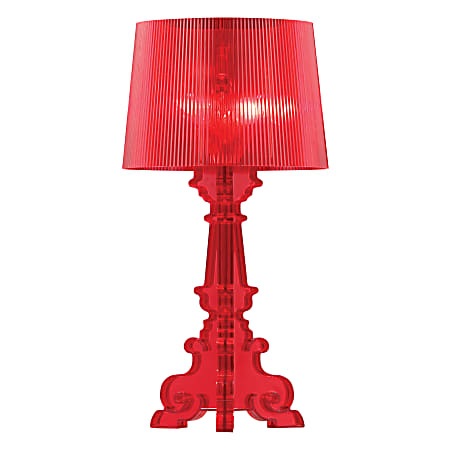 ZUO Salon L Table Lamp, 29 1/2"H, Red