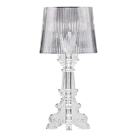 ZUO Salon S Table Lamp, 20"H, Clear