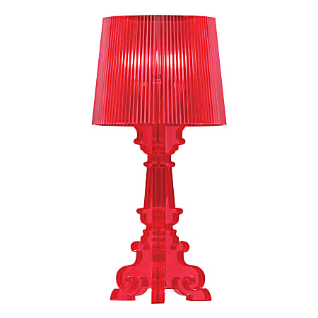 ZUO Salon S Table Lamp, 20"H, Red