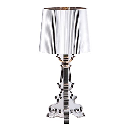 ZUO Salon S Table Lamp, 20"H, Chrome