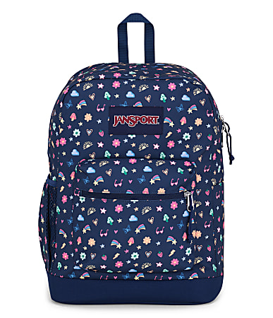 Jansport Cross Town Plus Backpack With 15&rdquo; Laptop Pocket, Slice Of Fun