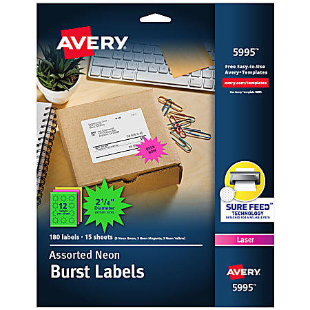 Avery® Address Labels With Sure Feed® For Laser