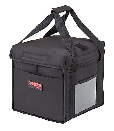 Cambro Delivery GoBags, 10" x 10" x 11", Black, Set Of 4 GoBags