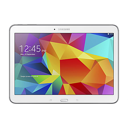 Samsung Galaxy Tab® 4 Tablet, 10.1" Screen, 1.5GB Memory, 16GB Storage, Android 4.4 KitKat, White