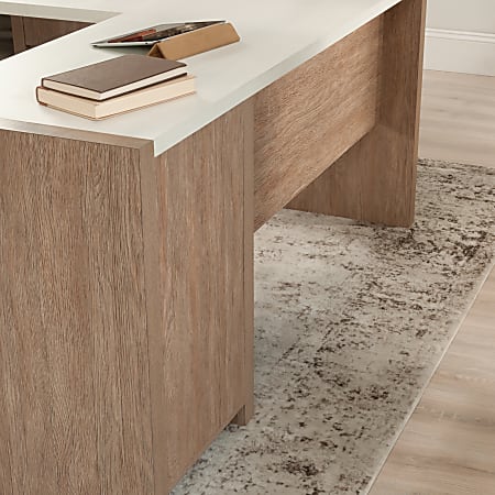 Sauder Dixon City 66 W L Shaped Computer Desk With Drawers