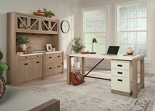 Sauder Dixon City 66 W L Shaped Computer Desk With Drawers Sauder Dixon City 66 W L Shaped Computer Desk With Drawers