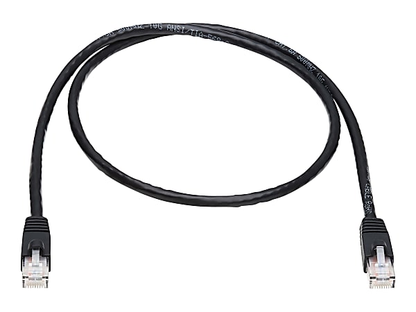 Tripp Lite Augmented Cat6 Cat6A Snagless, N261003Bk