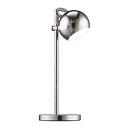 ZUO Cyber Table Lamp, 20 2/3"H, Chrome