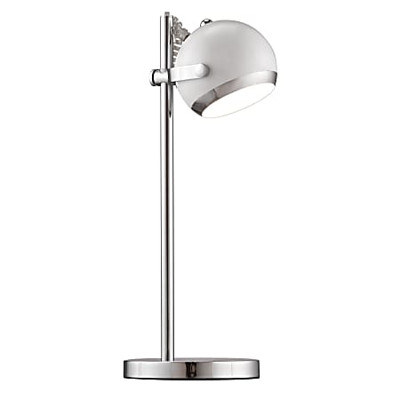 ZUO Cyber Table Lamp, 20 2/3"H, White Chrome