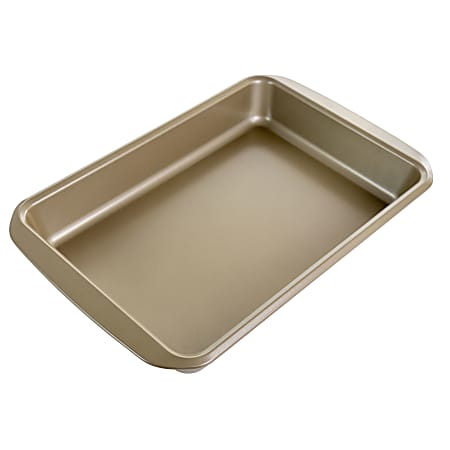 Kenmore Elite Non-Stick Carbon Steel Rectangular Cake Pan, 13”, Gray