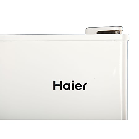 Haier 4.6 Cu. Ft. Compact ENERGY STAR Qualified RefrigeratorFreezer White Office Depot