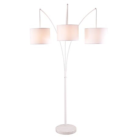 ZUO Lightsail Floor Lamp, 76 4/5"H, White