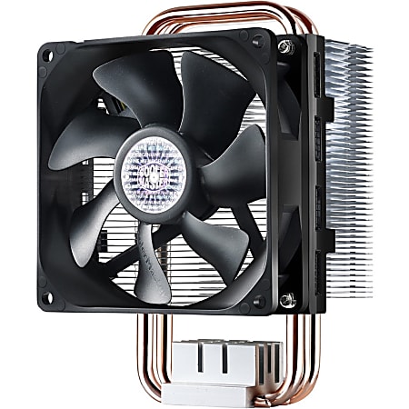 Cooler Master Hyper T2 - Compact CPU Cooler with Dual Looped Direct Contact Heatpipes - 1 x 92 mm - 2800 rpm - 1 x 54.8 CFM - Long Life Sleeve Bearing - Socket H3 LGA-1150, Socket H LGA-1156, Socket H2 LGA-1155, Socket T LGA-775, Socket FM2+, Socket FM2