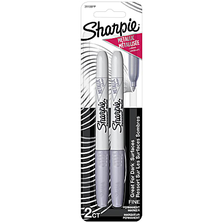 Sharpie 24 Counts Marqueur Permanent Markers Fine Point Makers,Black In 2 Boxes 